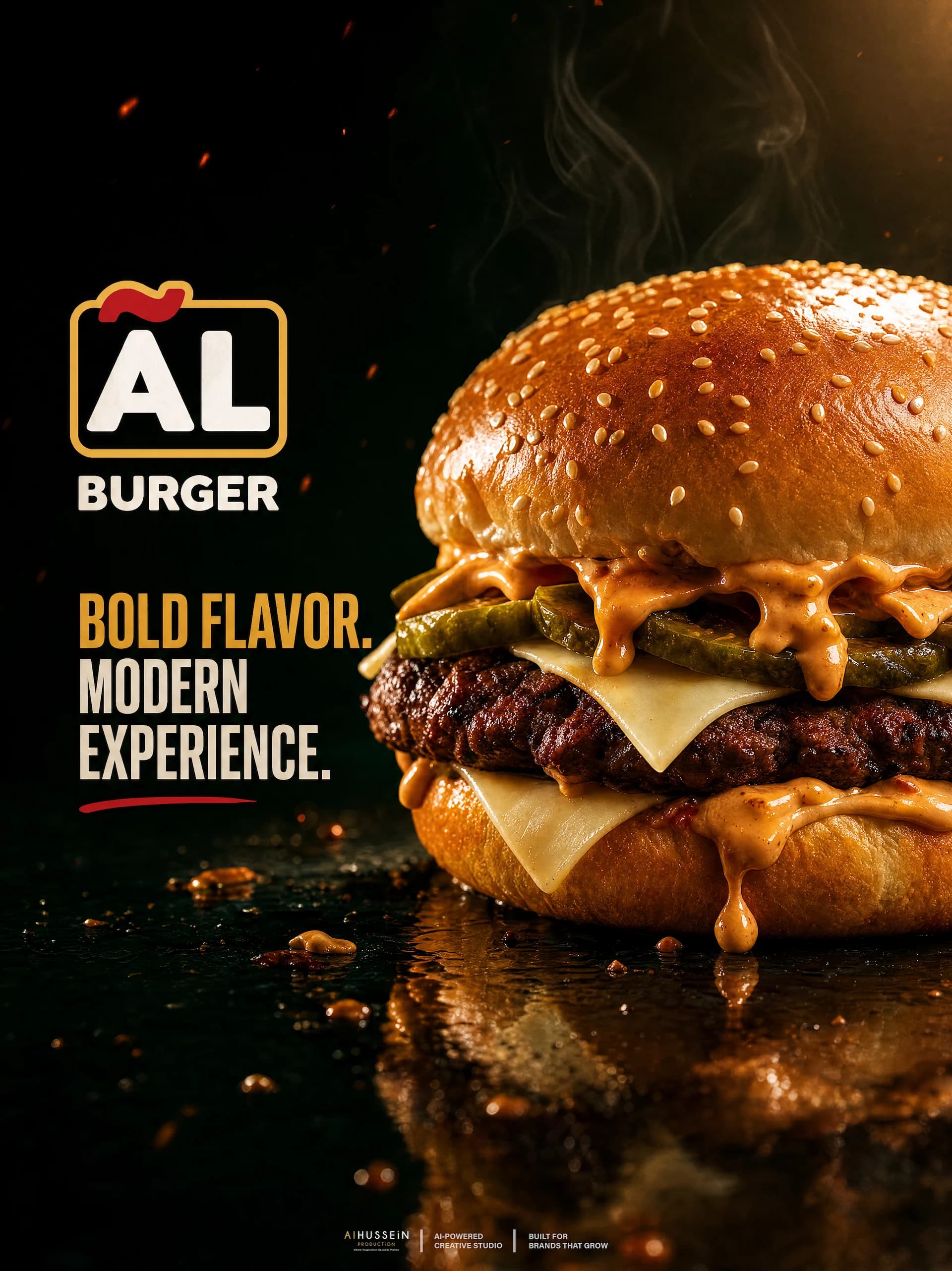 Al Hot Burger — Campaign slide 1