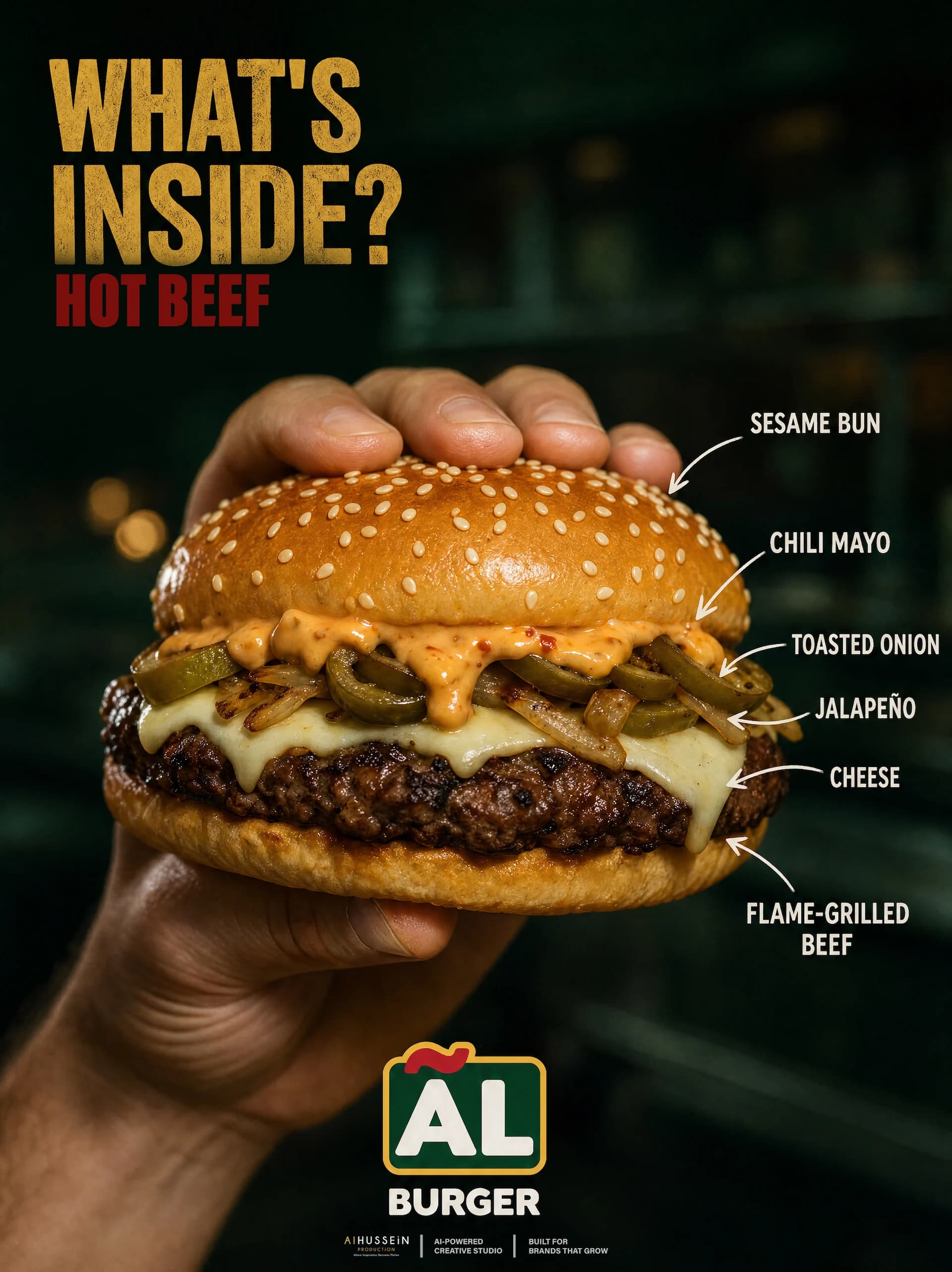 Al Hot Burger — Campaign slide 2