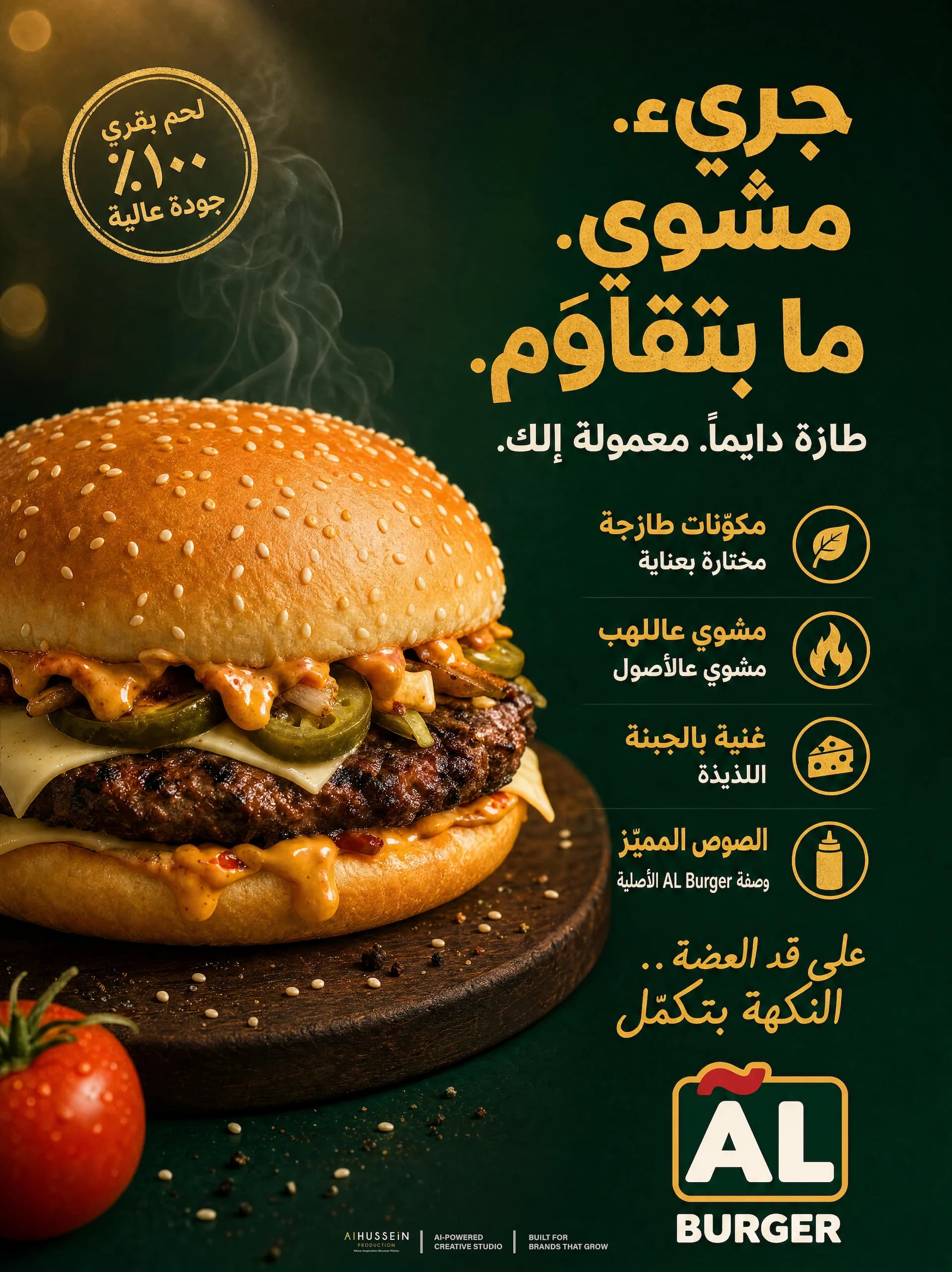 Al Hot Burger — Campaign slide 3