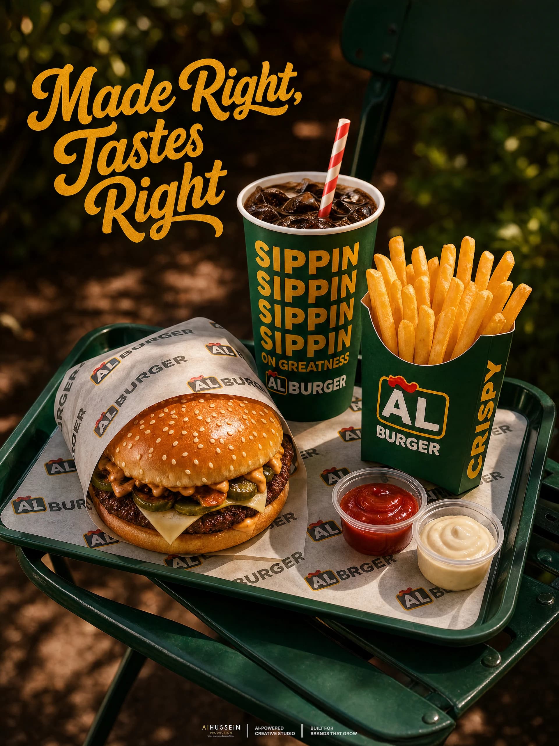 Al Hot Burger — Campaign slide 6