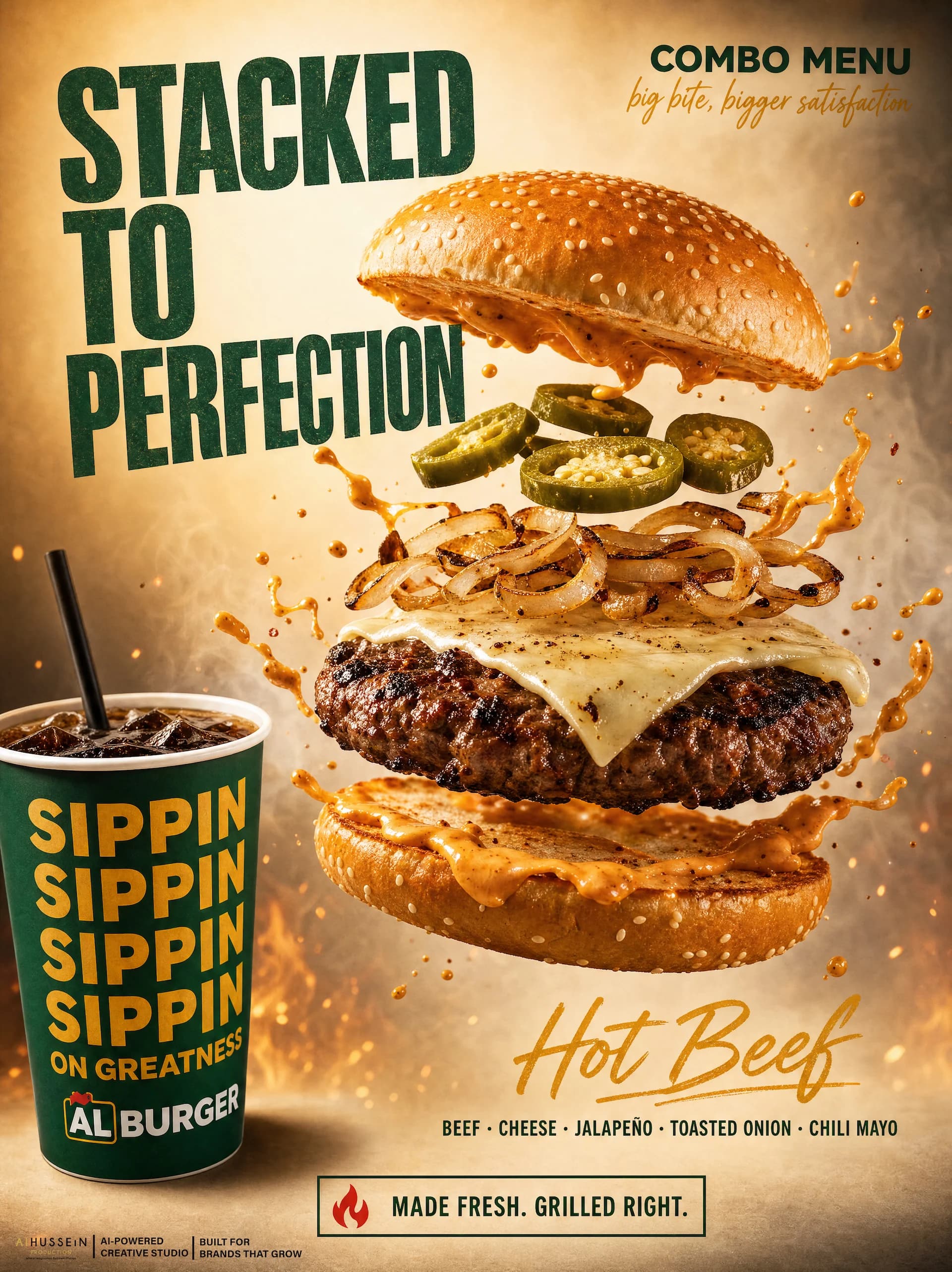 Al Hot Burger — Campaign slide 8