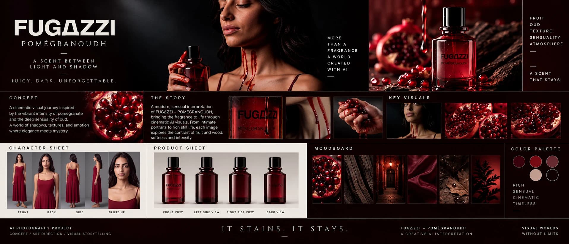 FUGAZZI · Pomégranoudh — the storyboard